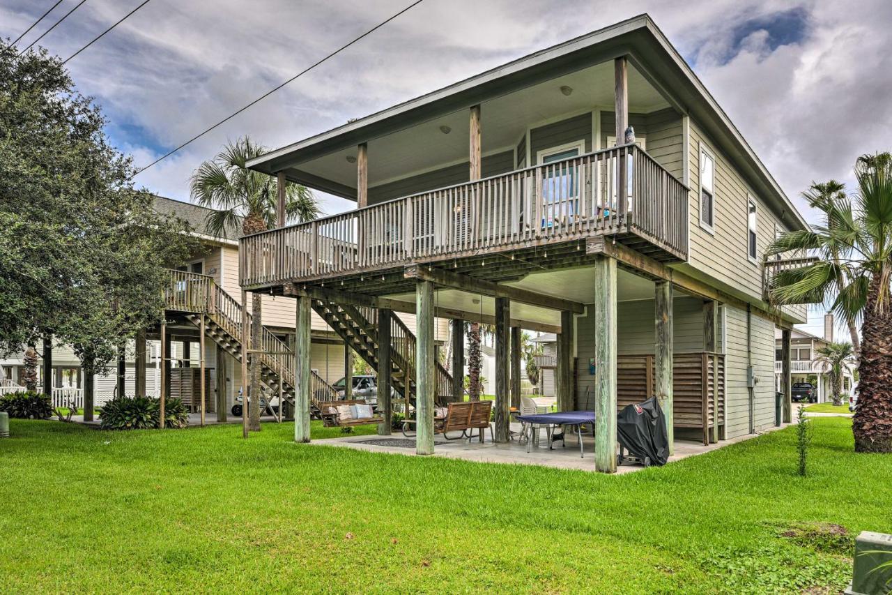 Salty Dog Galveston House Less Than 1 Mi To Beach! Villa Esterno foto